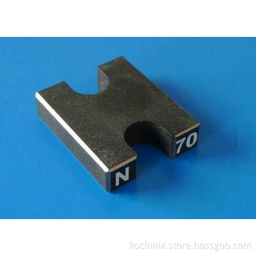 H Shape Cast Alnico Magnet , Alnico 5 Permanent Magnets Wit